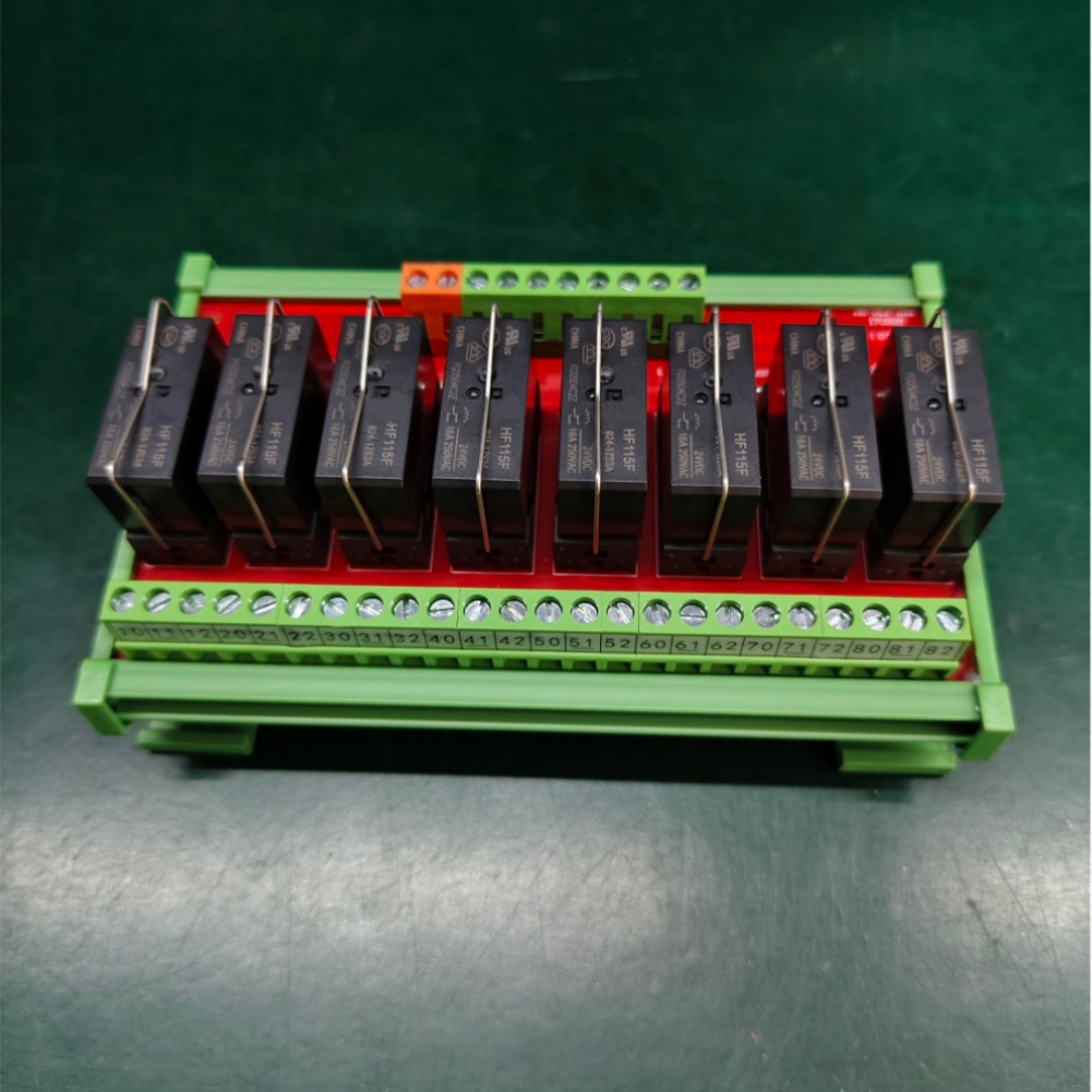 Relé de 8 canais 16A 24VDC par - Relay 8 Channel Board avaliação e preço